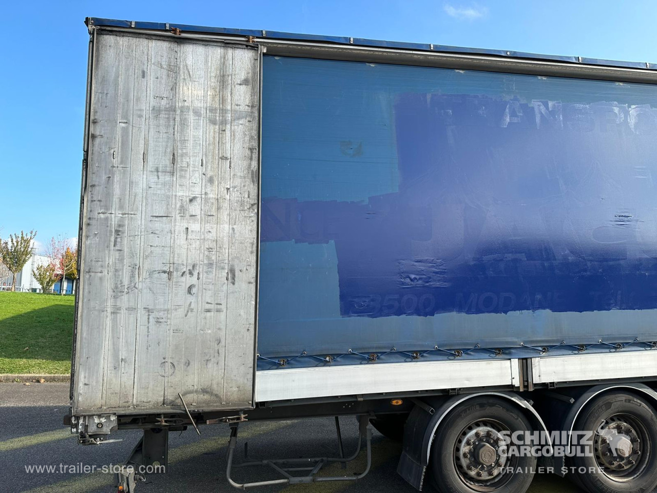 SAMRO Semitrailer Curtainsider Dropside 