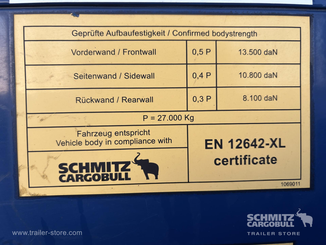 Schmitz Cargobull Curtainsider Standard 