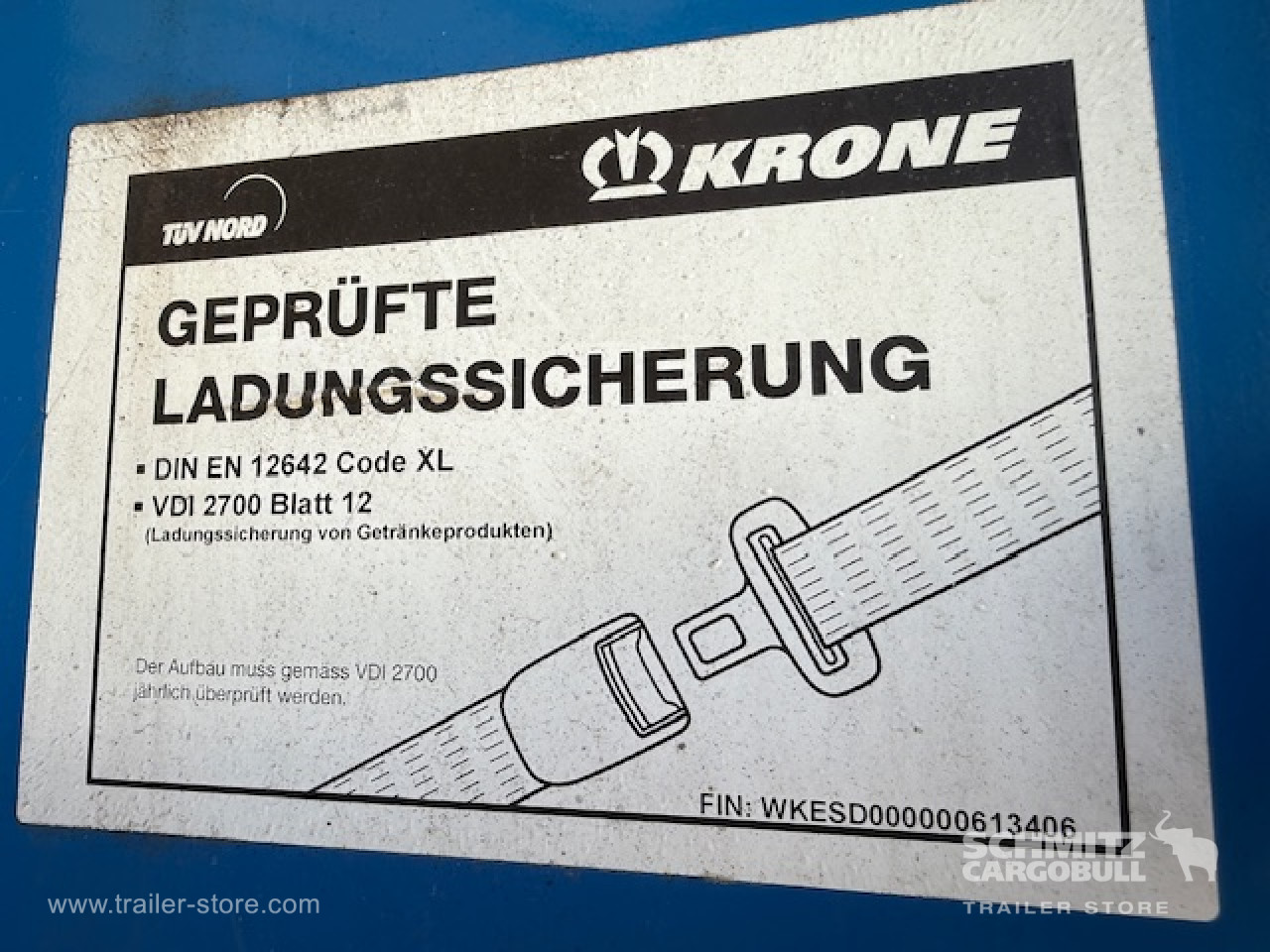 Krone Oplegger Schuifzeil Mega 