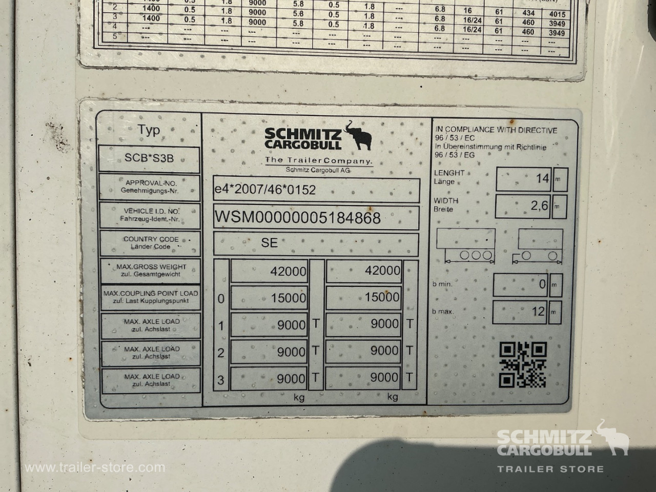 Schmitz Cargobull Reefer Multitemp Double deck 