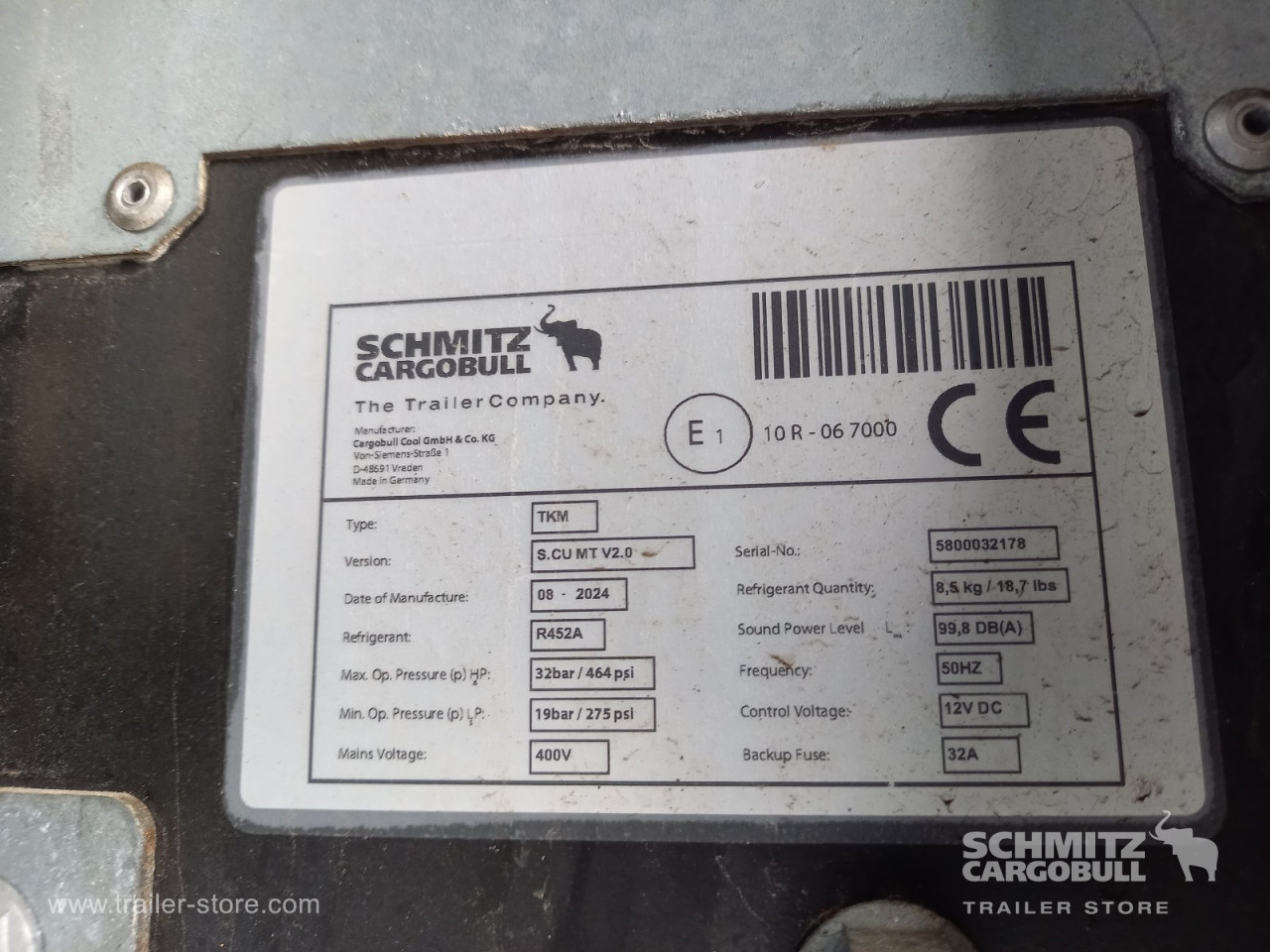 Schmitz Cargobull Tiefkühler Multitemp Trennwand 