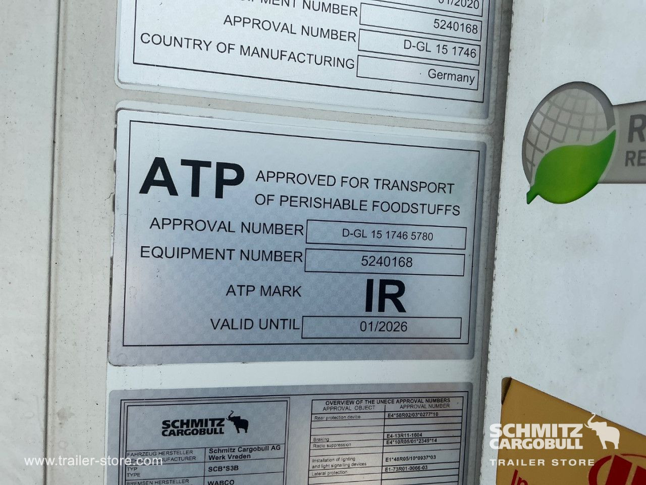 Schmitz Cargobull Reefer Standard 