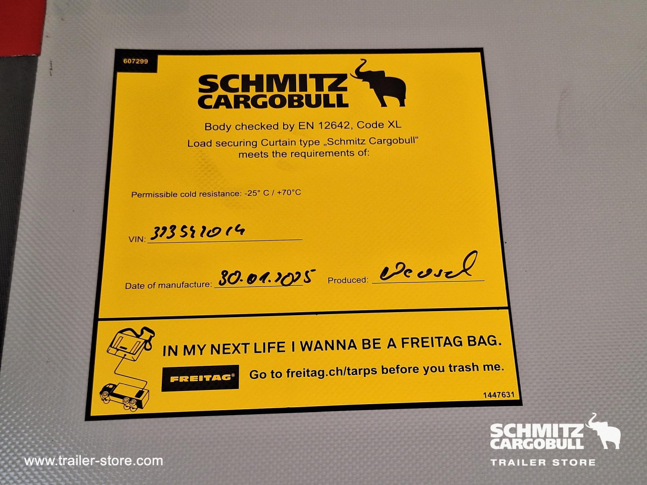 Schmitz Cargobull Tolóponyva Mega 