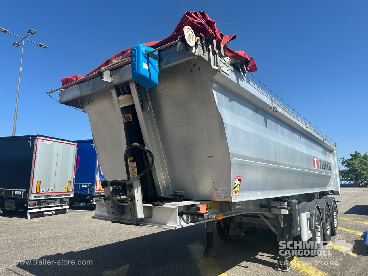 ANDERE Semitrailer Benne acier caisse ronde 