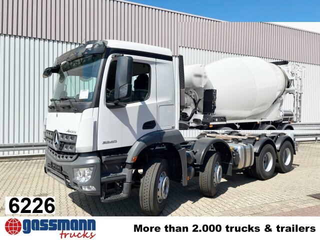 Mercedes Benz Arocs 3240 8x4, 9/10m³ Mischer 