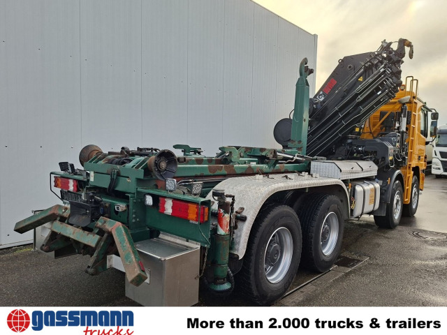 Mercedes Benz Actros 4146 K 8x4/4, Retarder, Kran Hiab XS 477 