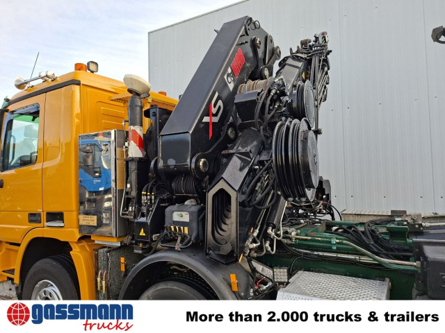 Mercedes Benz Actros 4146 K 8x4/4, Retarder, Kran Hiab XS 477 