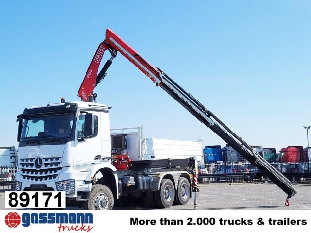 Mercedes Benz Arocs 3348 AK 6x6, Kran Fassi F255A.2.24, 