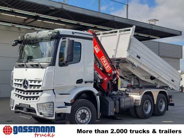 Mercedes Benz Arocs 3348 K 6x4, Kran Fassi F255A.2.24, 