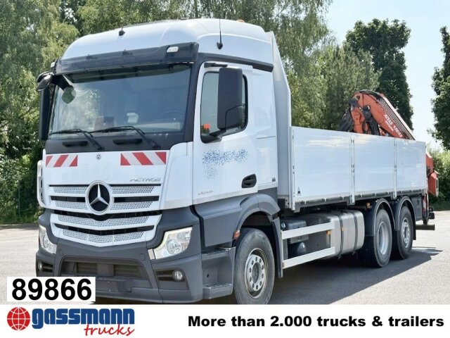 Mercedes Benz Actros 2746 6x2, Kran Atlas 240.2E, Funk, 