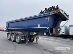 Schmitz Cargobull Semitrailer Tipper Steel half pipe body 26m³ 
