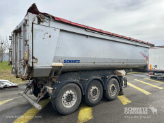 Schmitz Cargobull Semitrailer Tipper Steel half pipe body 30m³ 