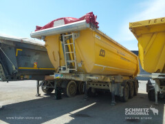 MENCI Semitrailer Tipper Steel half pipe body 