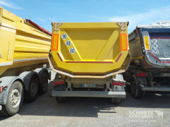 MENCI Semitrailer Tipper Steel half pipe body 