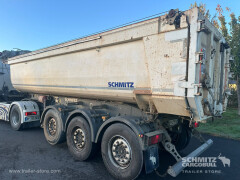 Schmitz Cargobull Semitrailer Tipper Steel half pipe body 