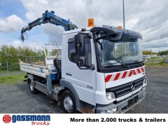 Mercedes Benz Atego 818 K Atlas Kran AK 50.1-2 6,30m-750 kg 