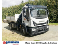 Iveco EuroCargo ML160E28 4x2 mit Kran Hiab XS099E-3 