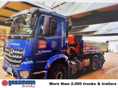 Mercedes Benz Arocs 2640 LK 6x4, Alu-Bordwände, Kran 