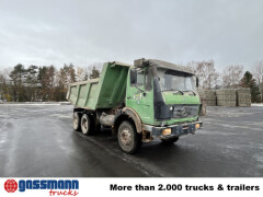 Mercedes Benz NG 2628 K 6x4, V8-Motor, MEILLER Stahlmulde ca. 