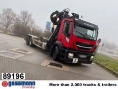 Iveco Stralis AD260S46Y/PS 6x2, Lenk-/Lift, Kran Hyva 