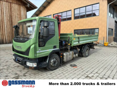 Iveco ML100E19 4x2, Kran HMF 810-K2, 2x AHK 