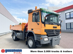 Mercedes Benz Actros 1832 AK 4x4, Winterdienstaustattung, Kran 