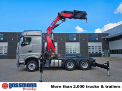 Mercedes Benz Arocs 2653 6x4, Kran HMF 4020, Funk, Retarder 