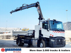 Renault C 430 4x2, Kran Hiab X-HiDuo 138 ES-3, Funk 