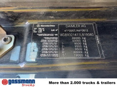 Mercedes Benz Actros 2641 K 6x4, Tele-Absetzanlage 